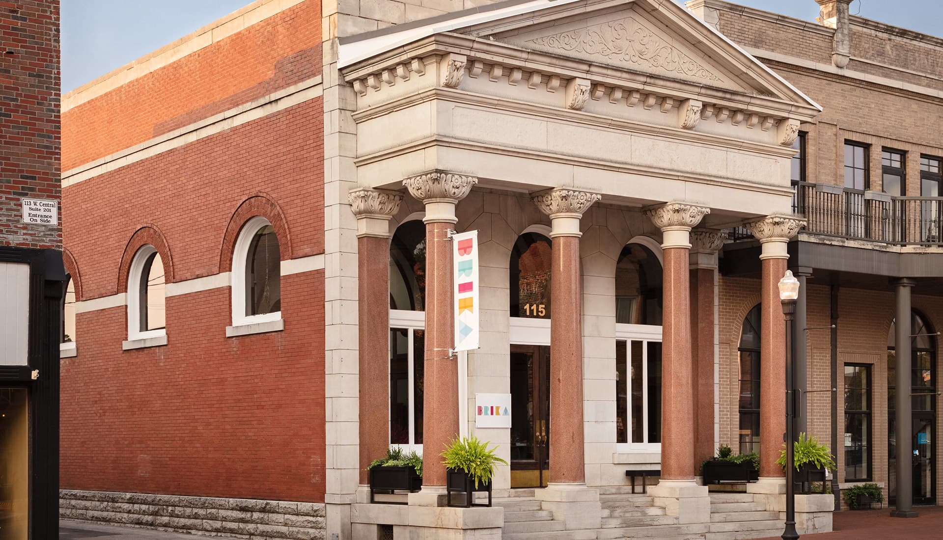 Downtown Bentonville Historic Bank